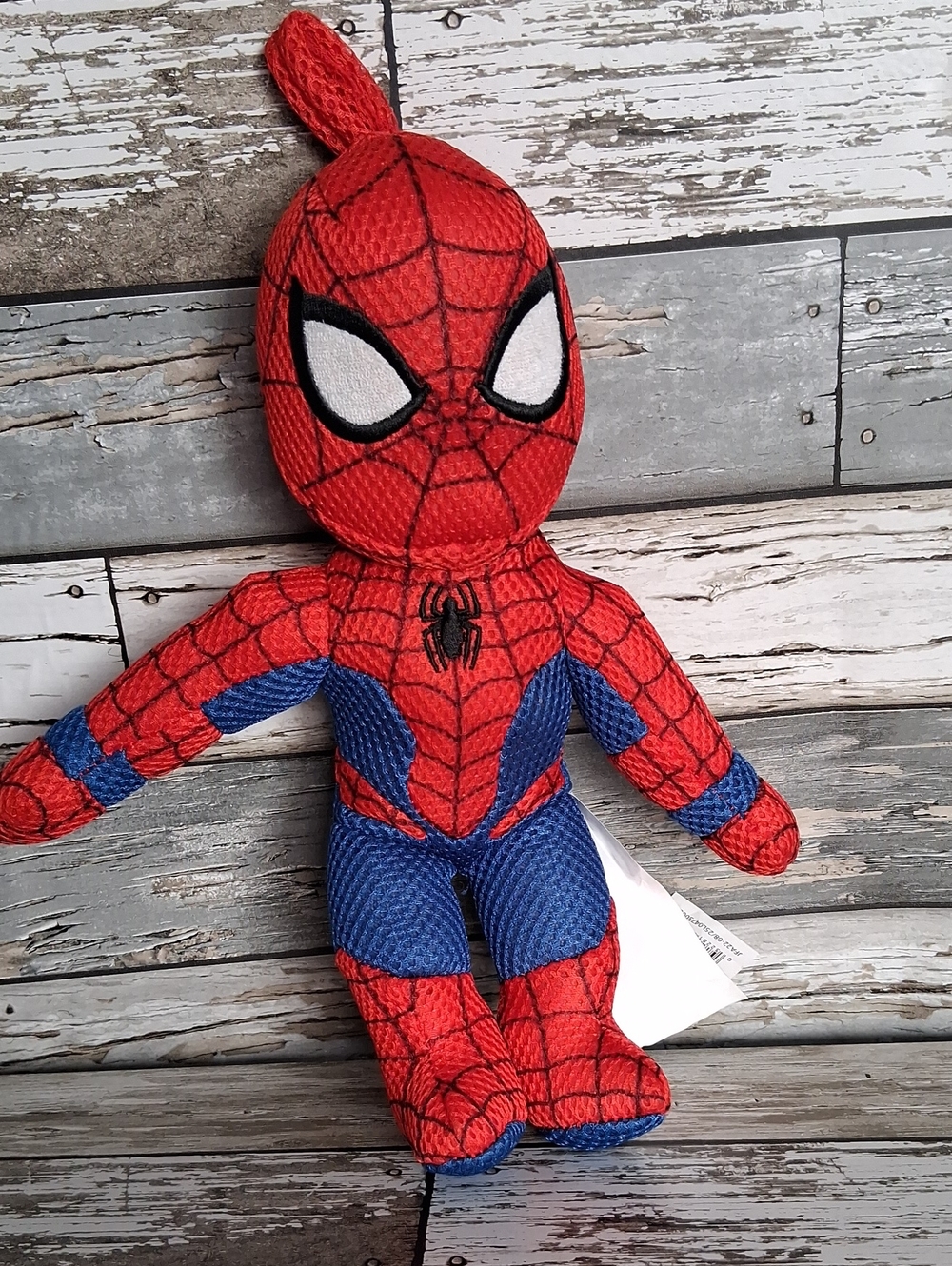 Red and Blue Spider Superhero Plush Stuffed Animal